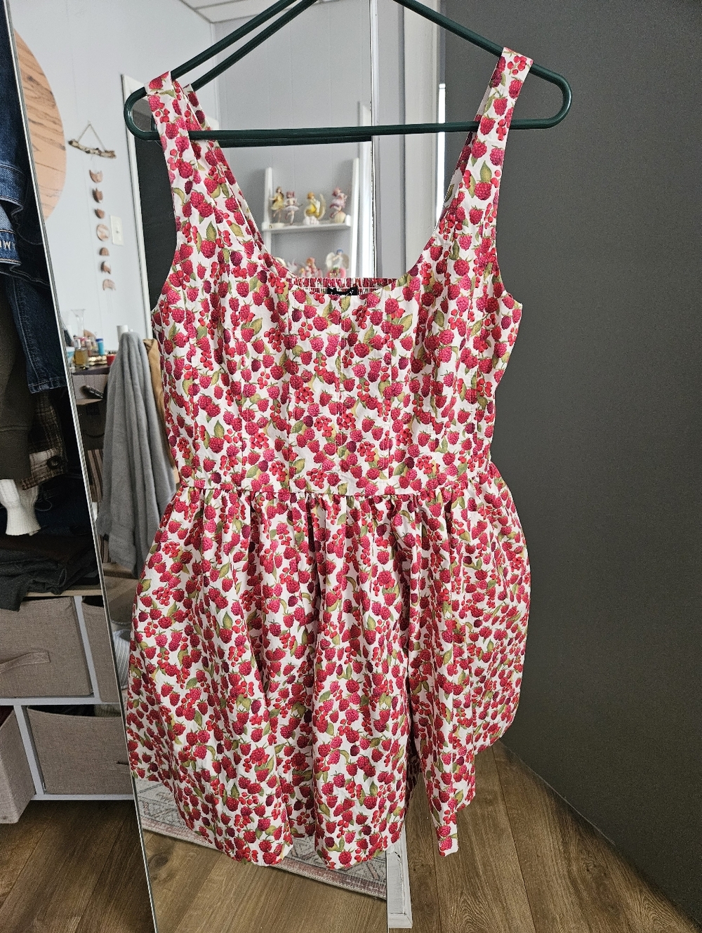 J crew Raspberry Fit And Flare Dress 12